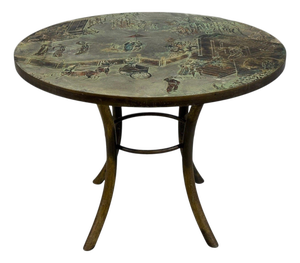 Philip and Kelvin LaVerne, Rare Center Table, Bronze, Usa, 1960s