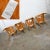Late 20th Century Modern Campaign Style Dining Chairs Light Wood & Cane by American of Martinsville, Set of 4 For Sale - Image 15 of 16