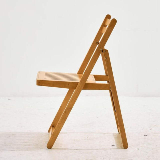 Foldable Beech Chair, 1980s For Sale - Image 5 of 18