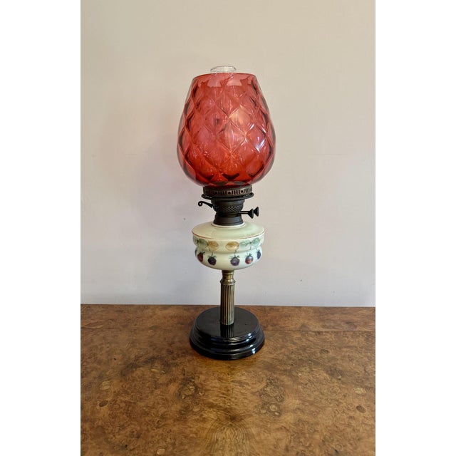 Late 19th Century Victorian Oil Lamp, 1880s For Sale - Image 5 of 5
