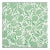 Sample - Schumacher Chrysanthemum Wallpaper in Green For Sale