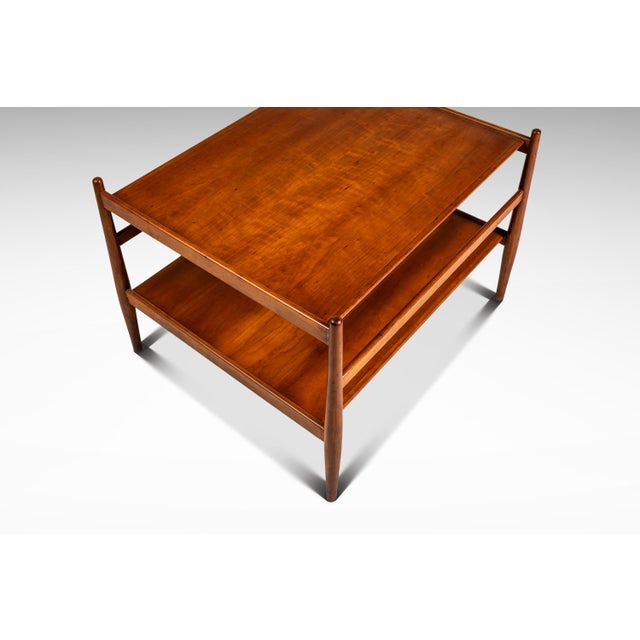 Set of Two (2) Mid-Century Modern 'Suncoast' End Tables in Walnut by Kipp Stewart and Stewart MacDougall for Drexel, Usa, C. 1960s For Sale - Image 9 of 18