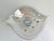 Large vintage Murano white tear-shaped decorative bowl with a subtle decorated interior. Perfect for coffee table use or...