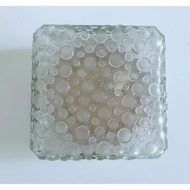 Vintage Bubble Glass Flush Mount from Erco, 1970s For Sale - Image 4 of 15