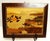 1970s Sorrento's Wood Inlay (Intarsio) Mid-Century Modern Landscape Picture For Sale - Image 17 of 17