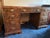 National Mt. Airy Burlwood Campaign-Style Desk For Sale - Image 6 of 8