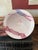 Vintage Studio Pottery Bowl 7.5 Inch Wheel Thrown Hand Painted Abstract Pink and Blue Ceramic For Sale - Image 4 of 9