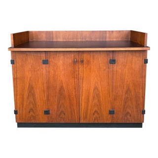 Milo Baughman for Directional Rolling Bar Cart For Sale