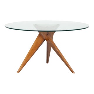 Vintage Side Table in Wood, 1940s For Sale