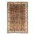 Vintage Turkish Kars Rug With a All-Over Lattce Design in Brown Tones 6'4 X 9'7 For Sale