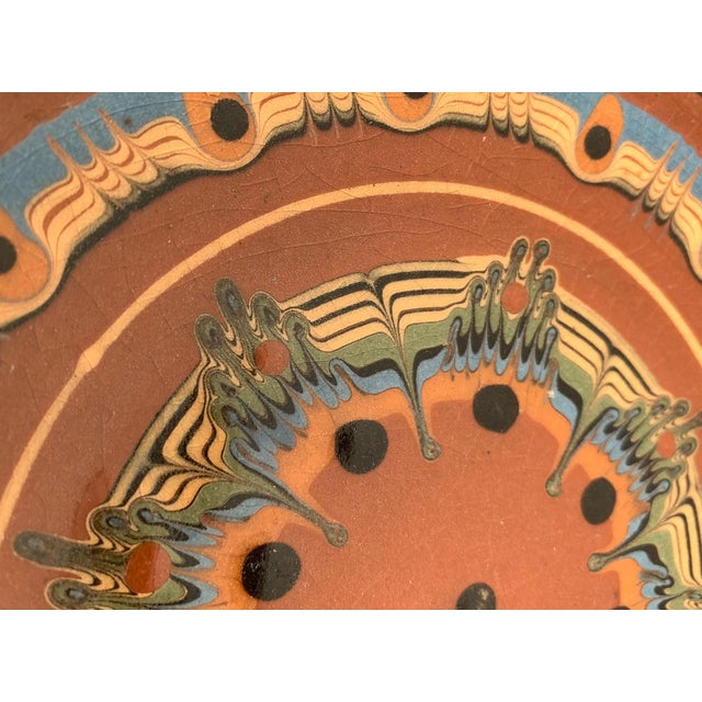 Vintage Ceramic Handpainted Wall Plate, 1970s For Sale - Image 11 of 14