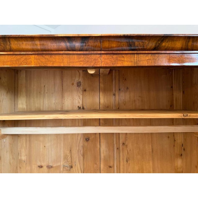 Wood Antique Biedermeier Hallway Wardrobe For Sale - Image 7 of 14