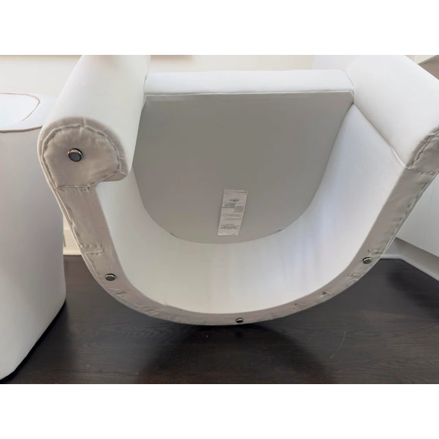 1980s Casa Bique High-Fashion Scroll Chairs Pair For Sale - Image 15 of 17