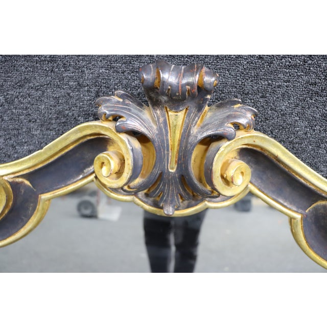 Hollywood Regency Italian LaBarge Hollywood Regency Style Mirror For Sale - Image 3 of 12