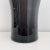 Metal Vintage Smokey Gray Signed Cenedese Murano Cased Glass Large Vases For Sale - Image 7 of 9