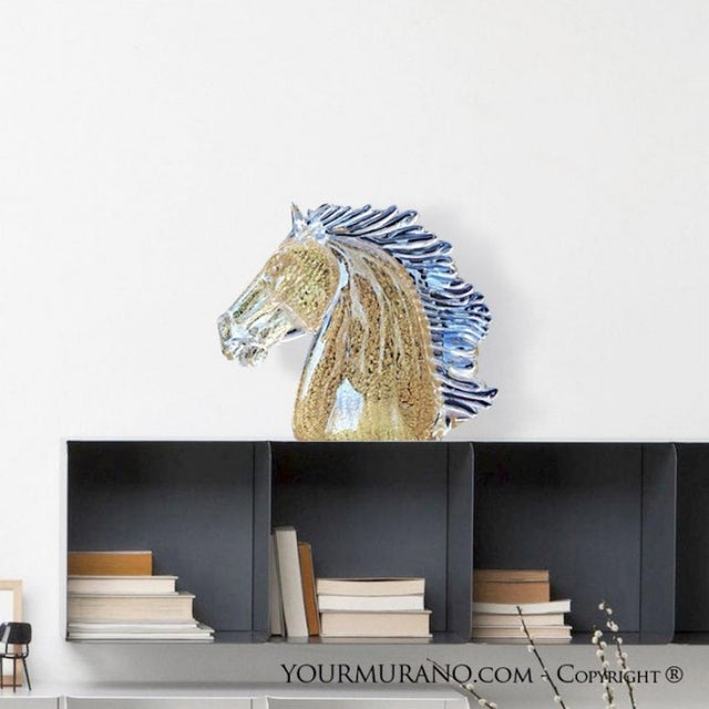 Horse Head in Murano Glass from YourMurano For Sale - Image 7 of 8