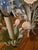 Metal Large Early 21st Century Floral Tole Chandelier For Sale - Image 7 of 13