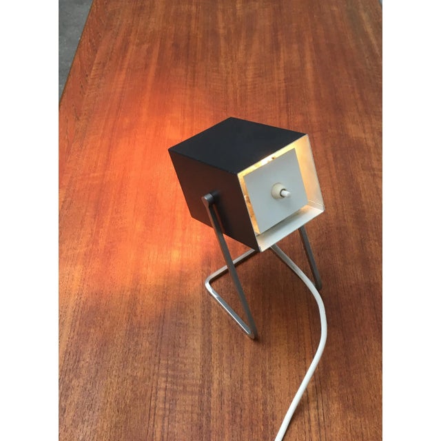 German Mid-Century Cube Table Lamp from Kaiser Idell Leuchten For Sale - Image 13 of 18