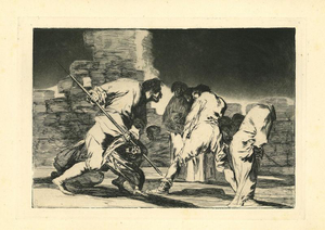Francisco Goya, Disparate Furioso, 1875, Etching