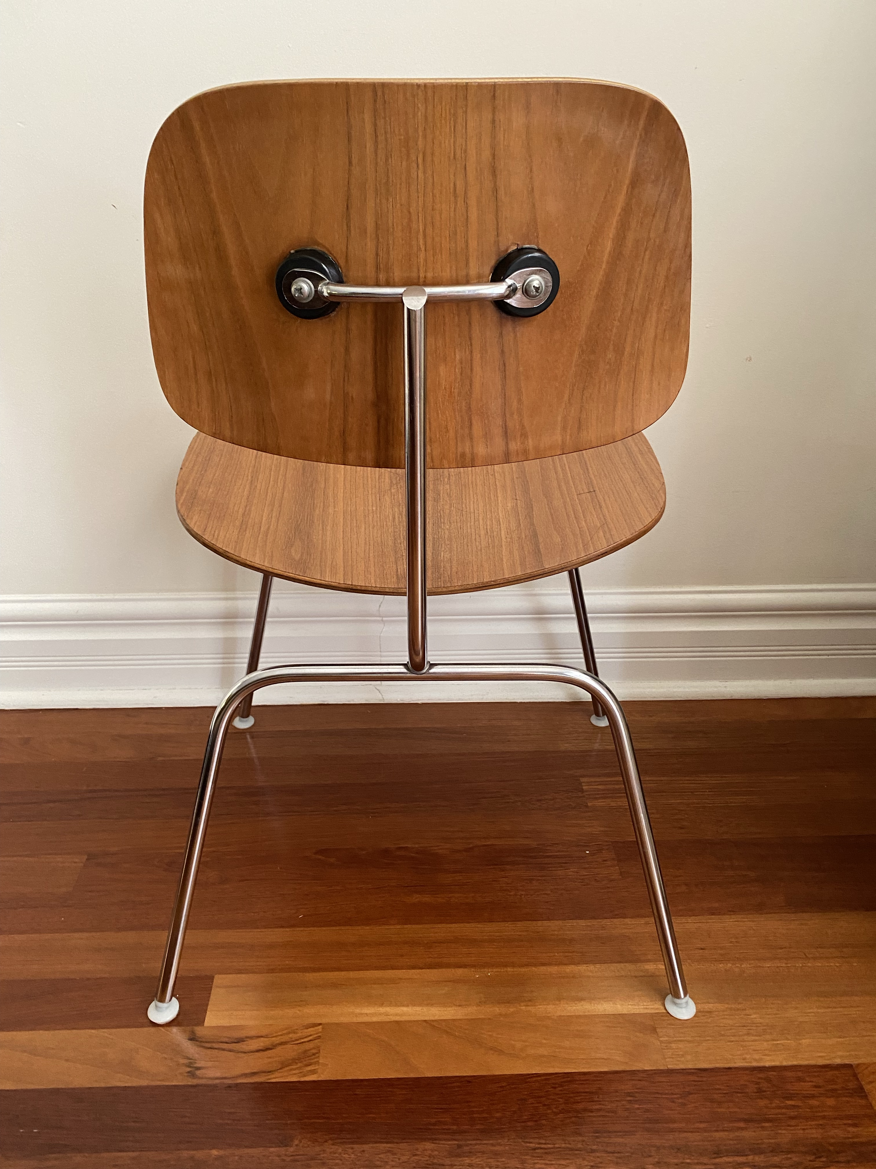 1960s Eames Dcm Molded Plywood Chairs for Herman Miller. A Pair