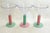 Vintage Two-Tone Stemmed Cocktail Glasses, 1980s, Set of 6 For Sale - Image 9 of 10