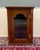 Antique English Corner Cabinet Carved Oak Hanging Wall Cabinet Storage c.1920s For Sale In Dallas - Image 6 of 18