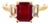 Natural Ruby Sapphire Ring 6.5 14k Y Gold 2.51 TCW Certified For Sale