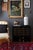 1960s Pierced Porcelain Blanc De Chine Quatrefoil Lamp on Black Base For Sale - Image 4 of 18