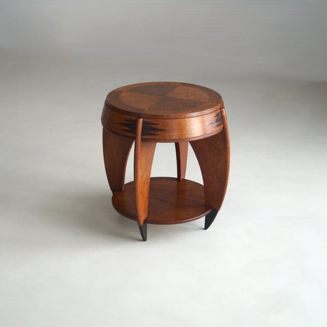 Art Deco Dutch Side Table by P.E.l. Izeren for De Genneper Molen, 1920s For Sale - Image 13 of 18