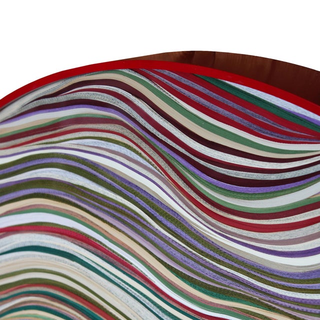 Paper Javier Velarde, Boooks and Topographies N56 Wall Sculpture, 2025, Dyed Paper For Sale - Image 7 of 9