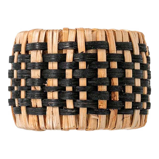 Juliska Woven Black Napkin Ring Chairish