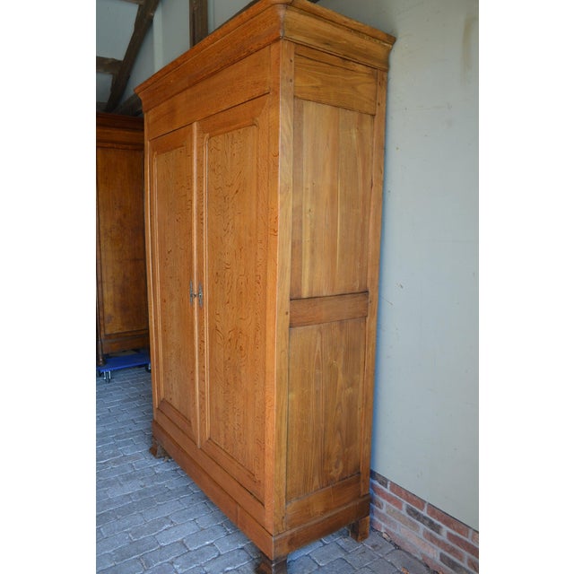 Antique Louis Philippe Oak Cabinet For Sale - Image 7 of 10