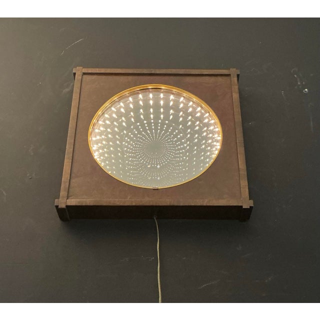 Turner Mid-Century 3-D Infinity Wall Light, Late 60's Early 70's For Sale - Image 4 of 12