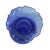 This vintage COBALT Blue BLOWN Glass Vase stands at 10 inches high and features a ruffled edge, adding a unique and...