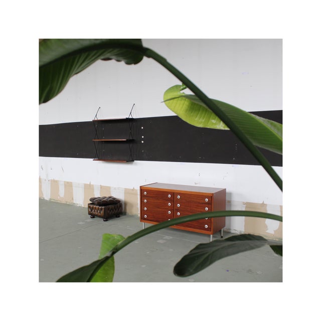 Vintage Italian Hanging Bookcase, 1960s For Sale - Image 13 of 15