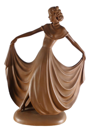 Large Goldscheider Vienna Figurine by Stephan Dakon, 1930s