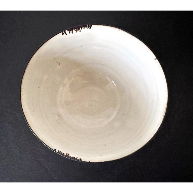 British Studio Ceramic Bowl with Magnesium Glaze Lucie Rie For Sale - Image 10 of 12