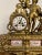 Stunning quality Victorian French 19th century gilt metal and porcelain mantle clock, having a quality antique Victorian...