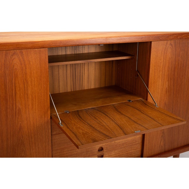 Danish Teak Highboard by Henry W. Klein for Bramin, Denmark, 1960s For Sale - Image 12 of 13