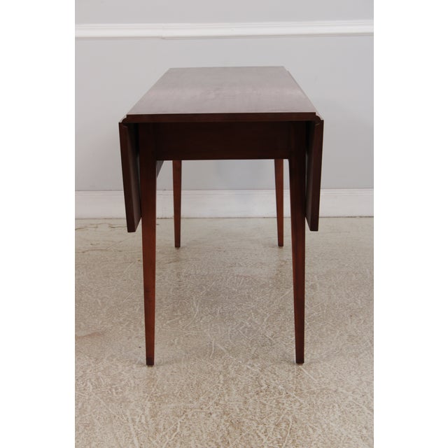 Eldred Wheeler Eldred Wheeler Primitive Cherry Dropleaf Farm Table For Sale - Image 4 of 18