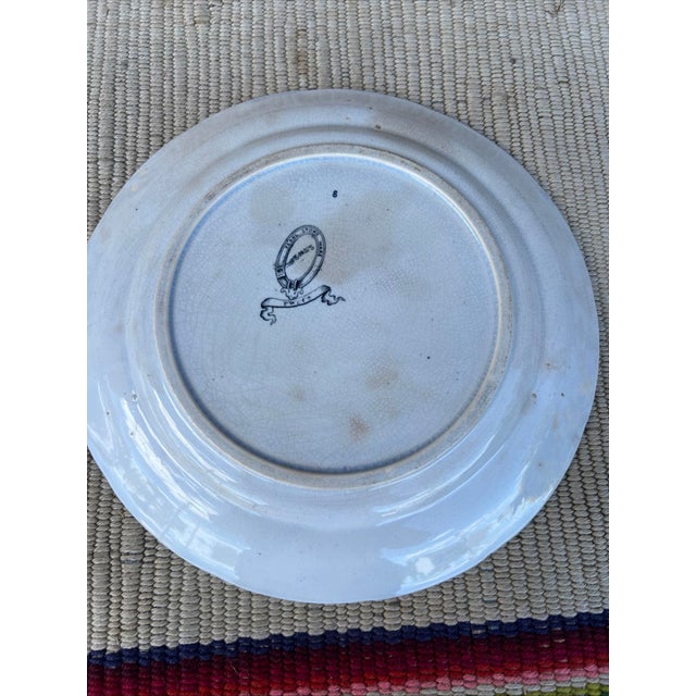 A Pair of Antique Staffordshire Transfer Decorated Ironstone Plates “Venus” Circa 1850's For Sale - Image 10 of 12