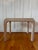 Mid-Century Modern Vintage 1970's Split Reed Waterfall Coffee Table With Glass Top & Matching End Table For Sale - Image 3 of 18