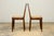 1930s Set of Six French Art Deco Carved Maple & Cane Dining Chairs For Sale - Image 11 of 18