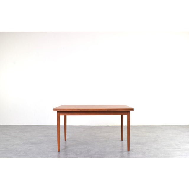 Mid-Century Danish Extendable Teak Dining Table from Rogenstrup Möbelfabrik, 1960s For Sale - Image 16 of 16