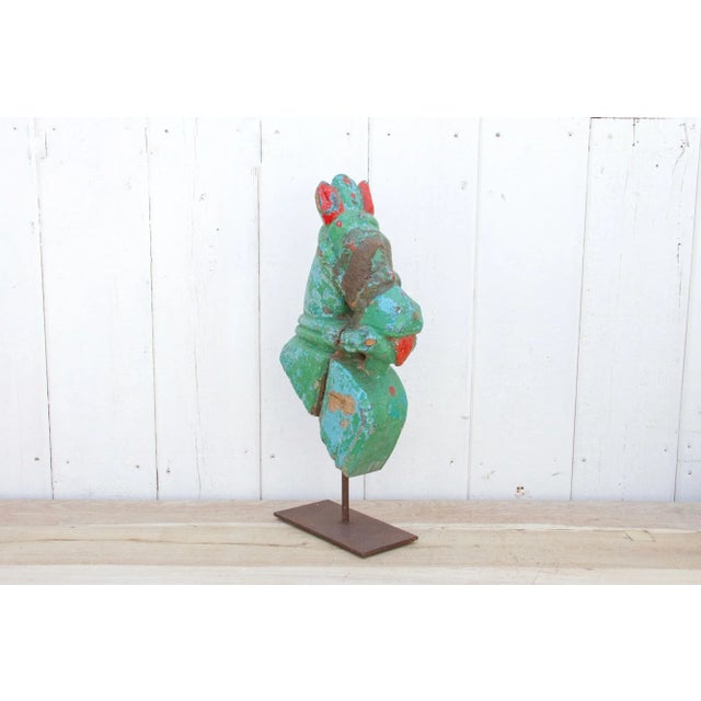 Antique Temple Horse Head Bust For Sale - Image 9 of 9