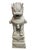 1990s Vintage Crackle-Glazed Ceramic Foo Dog Guardian Statues For Sale - Image 5 of 12