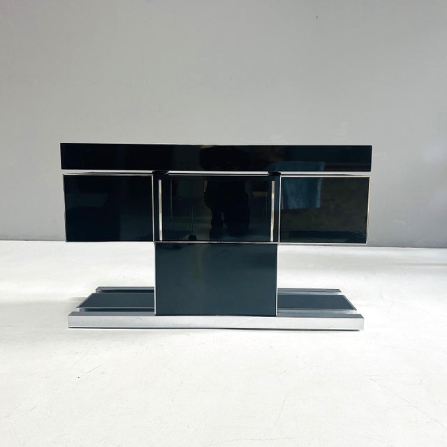 1970s Room Divider Bar with Ottomans, 1970s, Set of 3 For Sale - Image 5 of 12