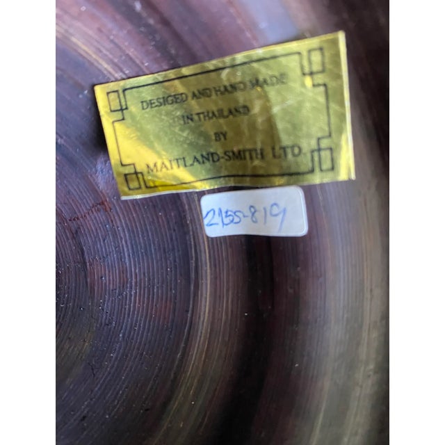 Vintage Neoclassic 14” Bronze and Bisque Porcelain Lidded Urn by Maitland Smith For Sale - Image 11 of 12