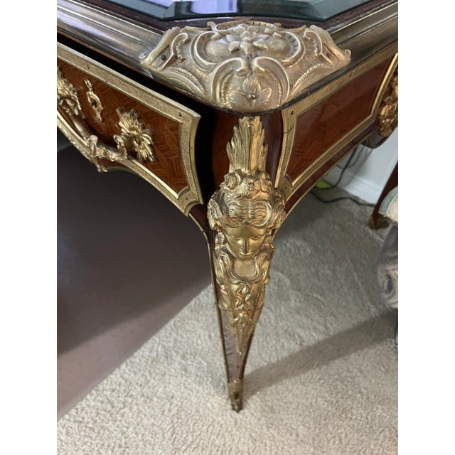 French Desk, Louis XV Platt, 19th Century For Sale - Image 3 of 10