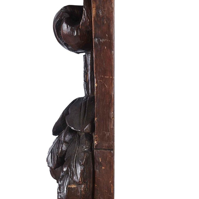 Brown Antique Caryatids, 1600s, Set of 2 For Sale - Image 8 of 9